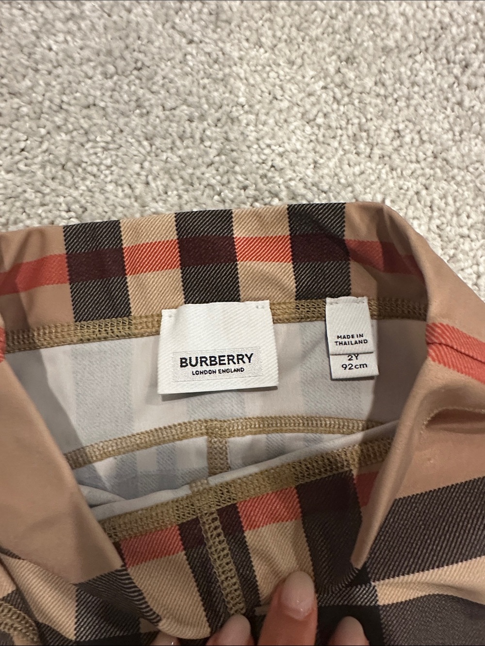 Burberry leggings (toddler 2T) - Picture 4 of 4